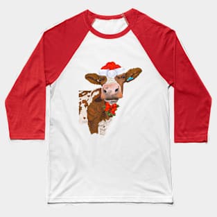 Holiday Moo'd Baseball T-Shirt